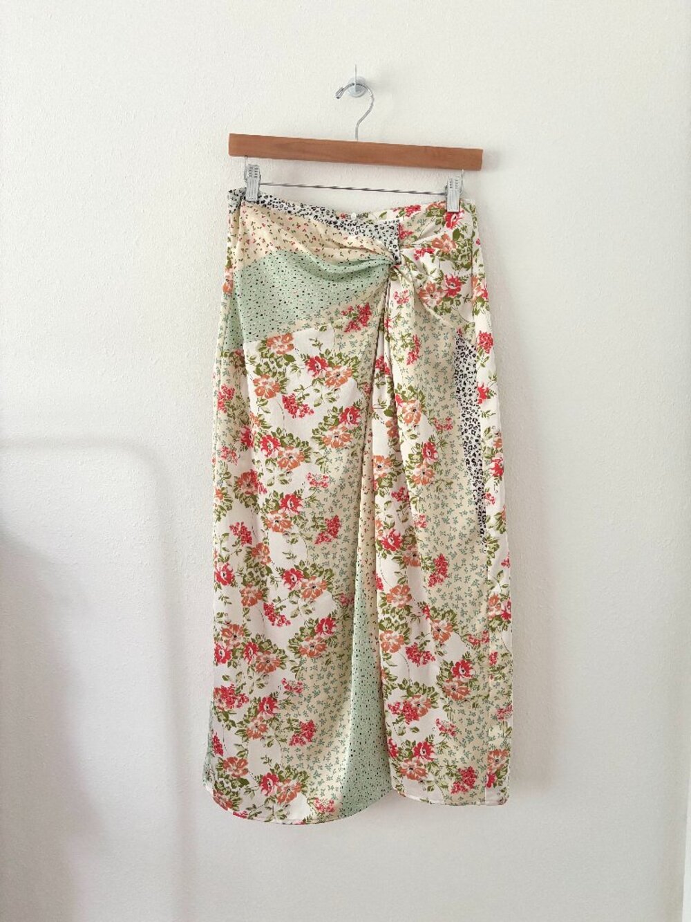 Floral Maxi Skirt w/ Slit